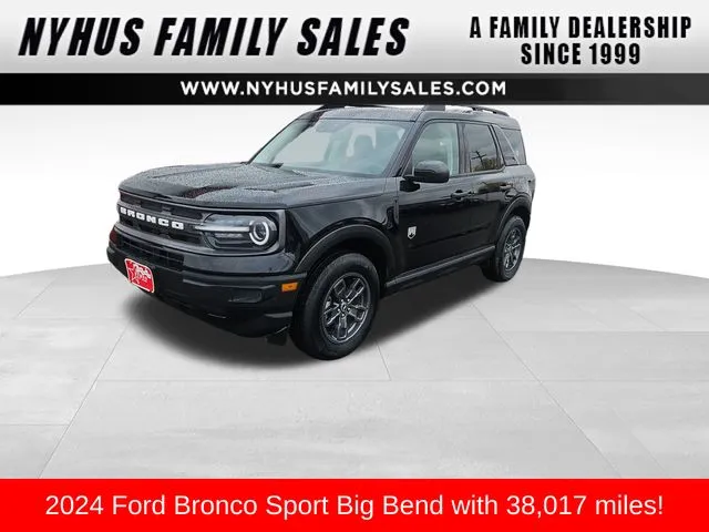 Black 2024 Ford Bronco Sport Big Bend for sale in Perham, MN