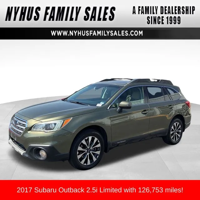 Green 2017 Subaru Outback 2.5i for sale in Perham, MN