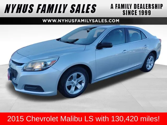 Silver 2015 Chevrolet Malibu LS for sale in Perham, MN