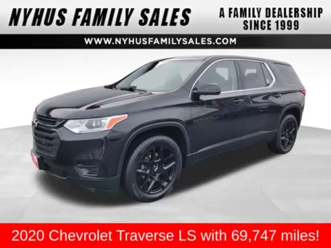 Black 2020 Chevrolet Traverse LS for sale in Perham, MN
