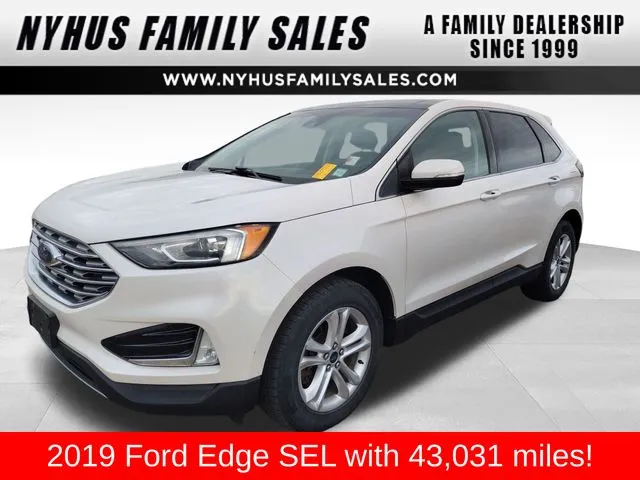 White 2019 Ford Edge SEL for sale in Perham, MN