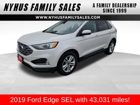 White 2019 Ford Edge SEL for sale in Perham, MN