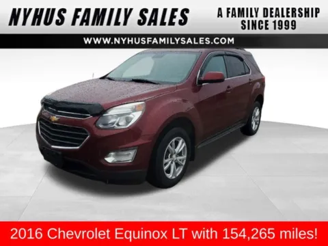 Red 2016 Chevrolet Equinox LT for sale in Perham, MN