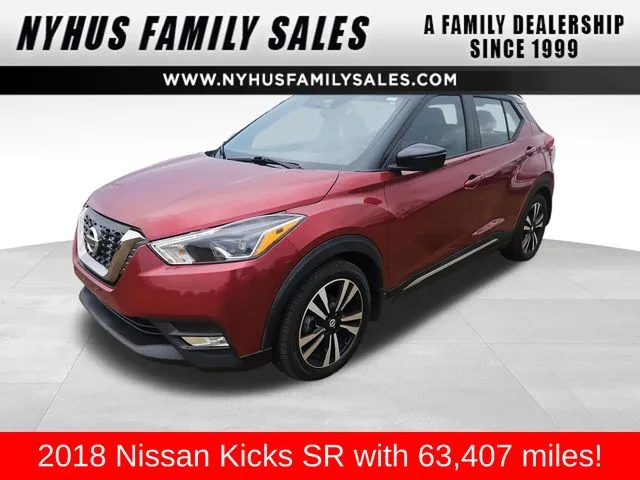 Red 2018 Nissan Kicks SR for sale in Perham, MN