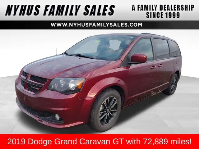 Red 2019 Dodge Grand Caravan GT for sale in Perham, MN