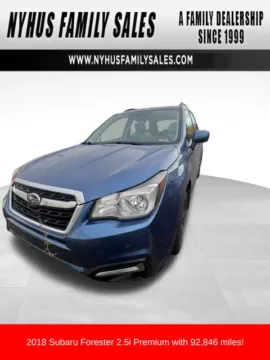 Blue 2018 Subaru Forester 2.5i Premium for sale in Perham, MN