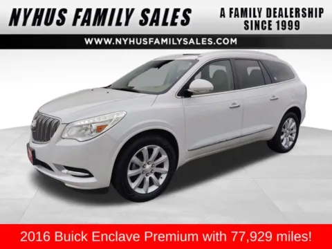 White 2016 Buick Enclave Premium Group for sale in Perham, MN