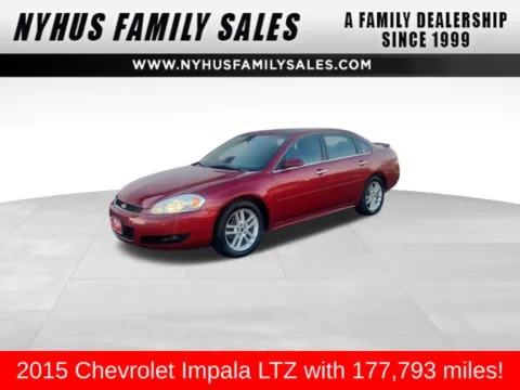 Red 2015 Chevrolet Impala Limited LTZ for sale in Perham, MN