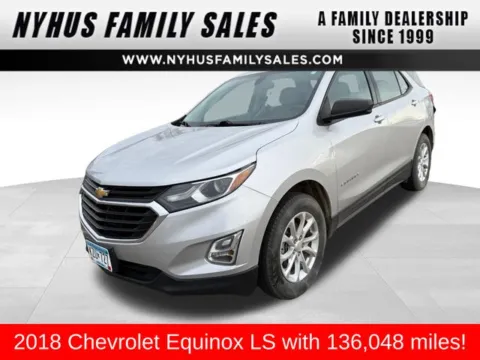 Silver 2018 Chevrolet Equinox LS for sale in Perham, MN