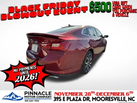 Photos of 2024 Chevrolet Malibu RS for sale in Mooresville, NC at Pinnacle Motor Company LKN