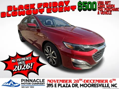 Red 2024 Chevrolet Malibu RS for sale in Mooresville, NC