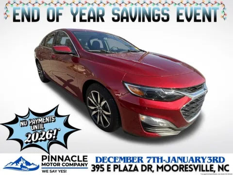 Red 2024 Chevrolet Malibu RS for sale in Mooresville, NC