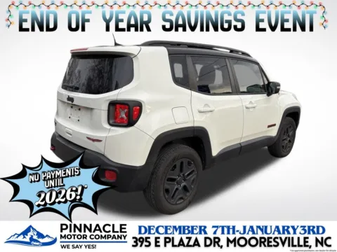 Another view of 2018 Jeep Renegade Trailhawk for sale in Mooresville, NC at Pinnacle Motor Company LKN