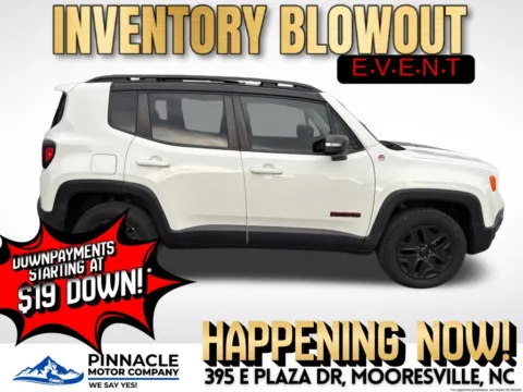 Photos of 2018 Jeep Renegade Trailhawk for sale in Mooresville, NC at Pinnacle Motor Company LKN