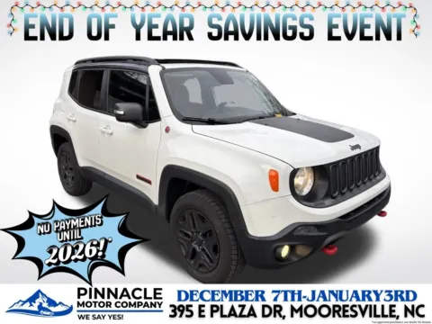 White 2018 Jeep Renegade Trailhawk for sale in Mooresville, NC