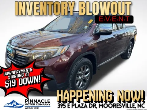 Another view of 2017 Honda Ridgeline RTL-E for sale in Mooresville, NC at Pinnacle Motor Company LKN