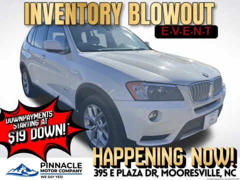 White 2014 BMW X3 xDrive35i for sale in Mooresville, NC