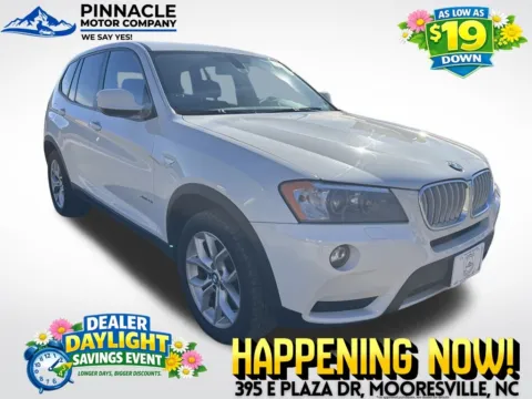 White 2014 BMW X3 xDrive35i for sale in Mooresville, NC
