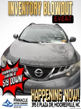 Another view of 2014 Nissan Murano SL for sale in Mooresville, NC at Pinnacle Motor Company LKN