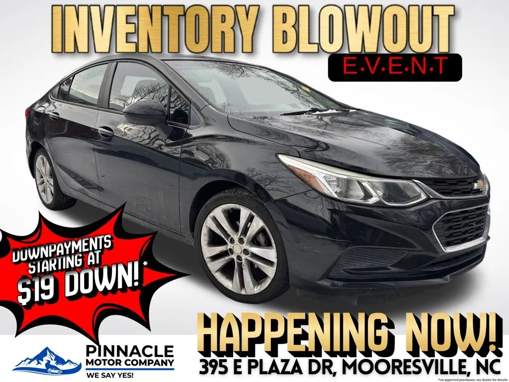 Black 2018 Chevrolet Cruze LS for sale in Mooresville, NC