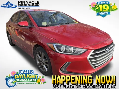 Red 2017 Hyundai Elantra SE for sale in Mooresville, NC