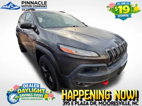 Gray 2016 Jeep Cherokee Trailhawk for sale in Mooresville, NC