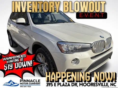 White 2017 BMW X3 xDrive28i for sale in Mooresville, NC