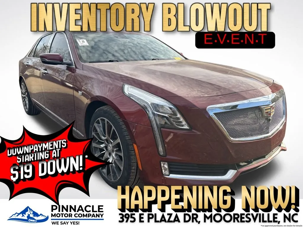 Red 2017 Cadillac CT6 3.6L Luxury for sale in Mooresville, NC