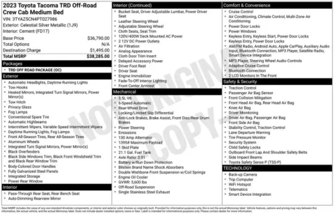 More photos of 2023 Toyota Tacoma TRD Off-Road at Pinnacle Motor Company LKN, NC