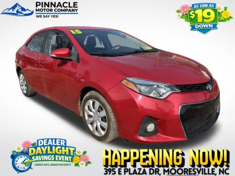Red 2015 Toyota Corolla S for sale in Mooresville, NC