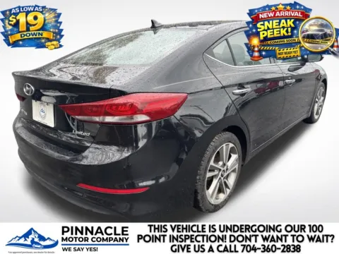 Another view of 2017 Hyundai Elantra Limited for sale in Mooresville, NC at Pinnacle Motor Company LKN