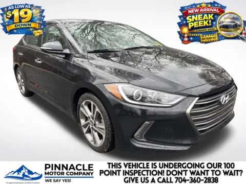 Black 2017 Hyundai Elantra Limited for sale in Mooresville, NC