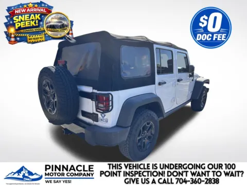 Another view of 2016 Jeep Wrangler Unlimited Willys for sale in Mooresville, NC at Pinnacle Motor Company LKN