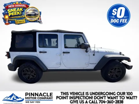 Photos of 2016 Jeep Wrangler Unlimited Willys for sale in Mooresville, NC at Pinnacle Motor Company LKN