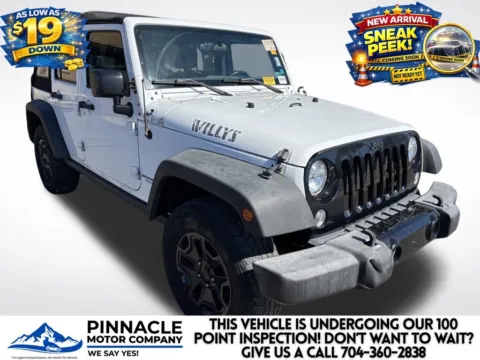 White 2016 Jeep Wrangler Unlimited Willys for sale in Mooresville, NC