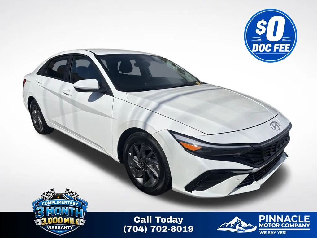White 2024 Hyundai Elantra SEL for sale in Mooresville, NC