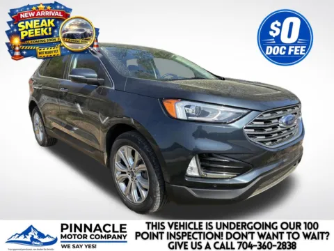 Blue 2022 Ford Edge Titanium for sale in Mooresville, NC