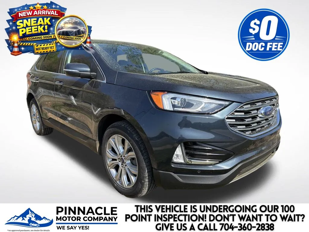 Blue 2022 Ford Edge Titanium for sale in Mooresville, NC