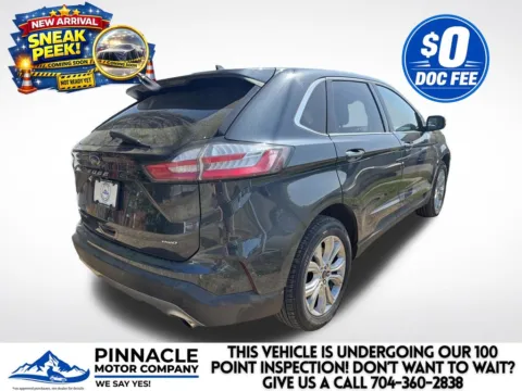 Another view of 2022 Ford Edge Titanium for sale in Mooresville, NC at Pinnacle Motor Company LKN