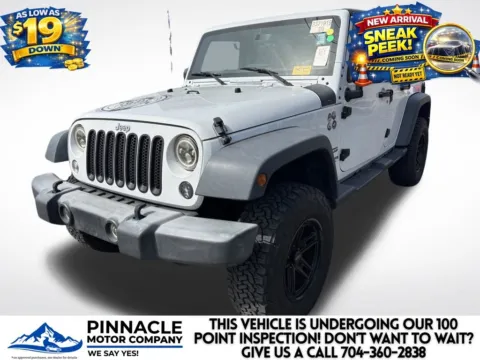 Photos of 2017 Jeep Wrangler Unlimited Sport for sale in Mooresville, NC at Pinnacle Motor Company LKN