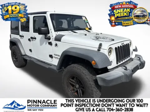 White 2017 Jeep Wrangler Unlimited Sport for sale in Mooresville, NC