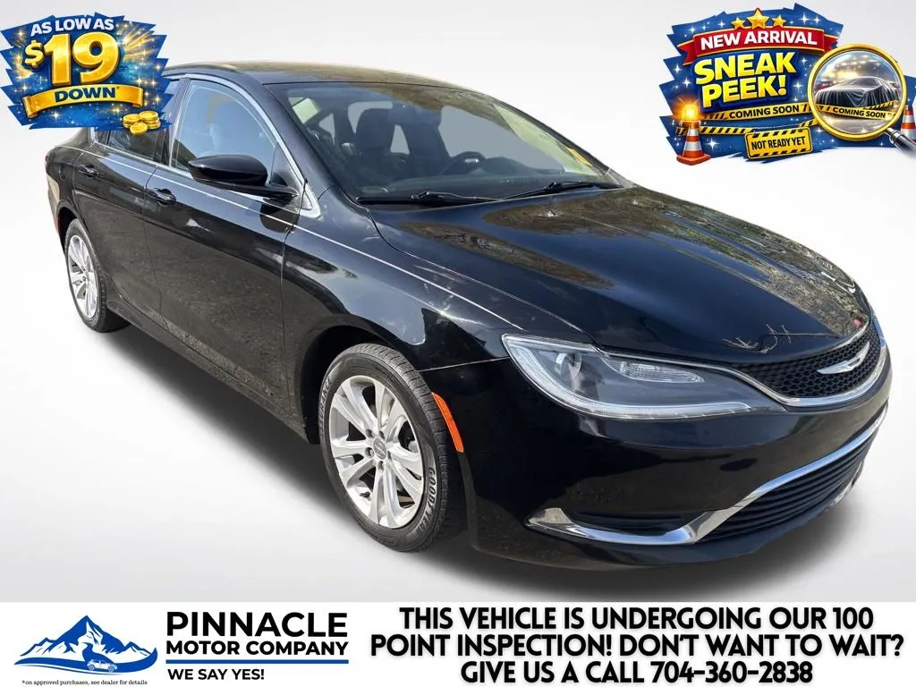 Black 2016 Chrysler 200 Limited for sale in Mooresville, NC