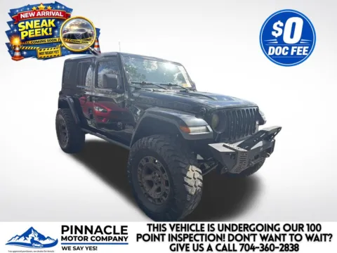 Black 2018 Jeep Wrangler Unlimited Rubicon for sale in Mooresville, NC