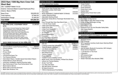 Photos of 2022 Ram 1500 Big Horn/Lone Star for sale in Mooresville, NC at Pinnacle Motor Company LKN