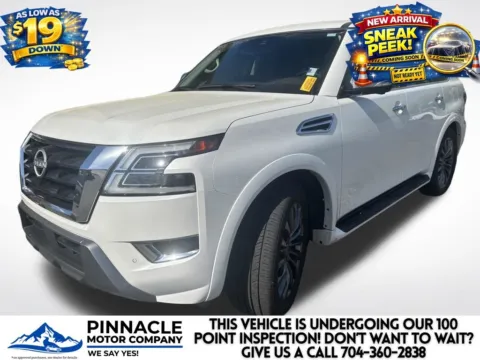 Photos of 2023 Nissan Armada Platinum for sale in Mooresville, NC at Pinnacle Motor Company LKN