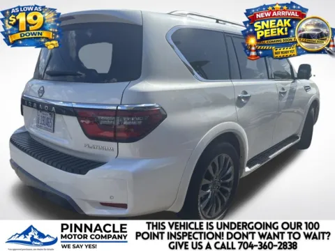 Another view of 2023 Nissan Armada Platinum for sale in Mooresville, NC at Pinnacle Motor Company LKN