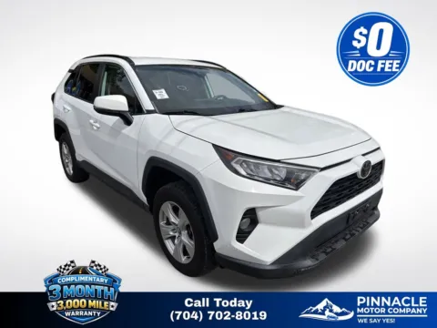 White 2021 Toyota RAV4 XLE for sale in Mooresville, NC
