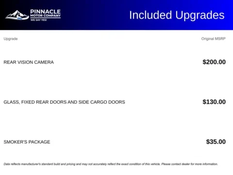 Another view of 2016 GMC Savana 2500 Work Van for sale in Mooresville, NC at Pinnacle Motor Company LKN