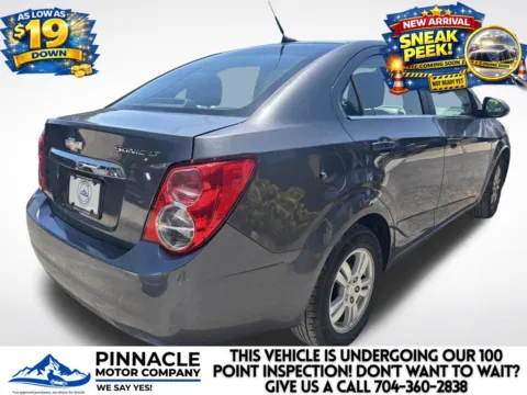Another view of 2012 Chevrolet Sonic 2LT for sale in Mooresville, NC at Pinnacle Motor Company LKN