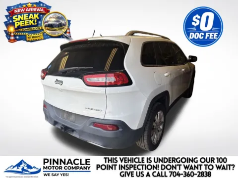 White 2016 Jeep Cherokee Limited for sale in Mooresville, NC